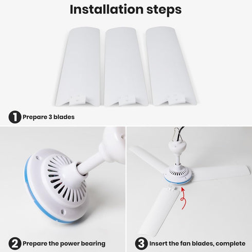 Small USB Ceiling Fan 19.7” Portable Hanging Fans for Power Bank, Indoor Outdoor RV, Mini Silent Fan