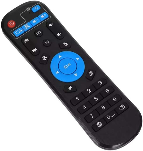 Replaced Remote Control Compatible with Android Smart TV Box T95, T95Z-K-V-U-W Pro, HK1, MX10, X88, TX6