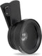 EBTOOLS Phone Lens, 2 in 1 Clip on 0.45x Wide Angle+12.5X Macro Lens,