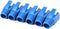 50 Pcs Blue Cat7 Cat7A Cat8 Strain Relief Boot, RJ45 Plug Connector Cover, Modular Network Plug Connector Caps