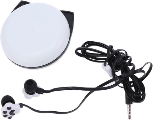 UKCOCO Wired Earphones with Microphone, Kawaii Cat Headphones, Cat Earbuds Kitten Earphones, Cartoon Over Ear Headphones