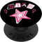 Cyber Y2K Star Pink Girls Mcbling Aesthetic 2000s Room Decor PopSockets Standard PopGrip