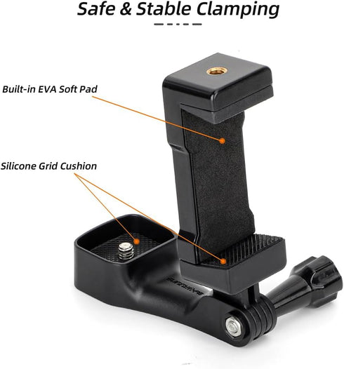 Fergio OSMO Pocket 3 Front Phone Mount Accessories, 1/4” Thread Screw, Used with Tripod and Expansion Mount