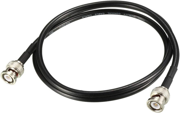 uxcell RG58 Coaxial Cable, BNC Male to BNC Male Connectors, 50 Ohm, 3 Ft