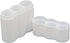Slimline AA Battery Case, Soft Durable Material, Pack of 2 (Holds 3 Batteries)