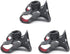3 Pack Gooseneck Clamp Replacement Phone Holder Clip Universal 17mm Ball Mount Joint Socket for Flexible Long Arm