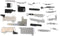 Full Set Small Metal Internal Bracket Kits Replacement for iPhone 8 Plus (5.5 inch)