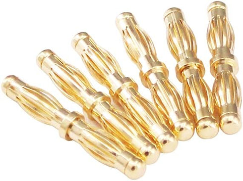6pcs 4MM Male to 4MM Male Banana Bullet Plug Adapter (B183-6)