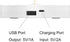 Kissmart Power Up Charging Dock, Compatible with Ultimate Ears Boom 3 / Megaboom 3, Replacement Charger Dock (White)