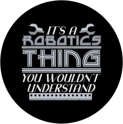 Robotic Thing Joke Robot Robotics Engineering PopSockets Swappable PopGrip.
