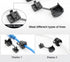 Fielect Round Strain Relief Bush Grommet, Electric Cable Protection Cord Buckle, 15 Pcs, 6N-4