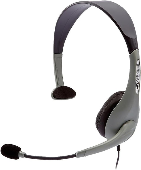 Cyber Acoustics AC-840 USB Mono Headset: Ideal for Education, Office, and Call Centers with Microphone.