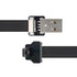 chenyang Micro USB Flat Cable - USB 2.0 Male to Micro USB Male 90 Degree UP Angled Ribbon Flex Extension Cable Adapter,