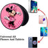 (3 Pack) Multifunction Cell Phone Stand - Finger Holder and Grip Pink Heart, Foldable Phone Kickstand Mount for