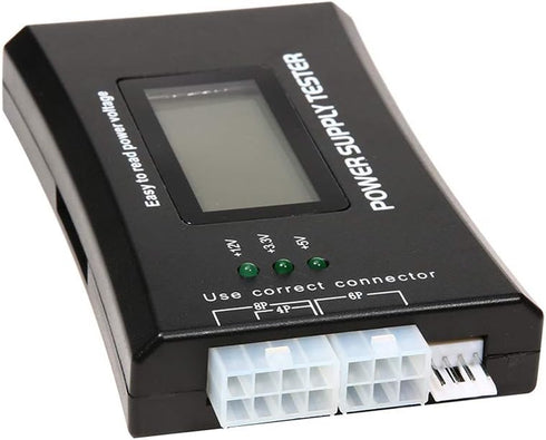 Power Supply Tester for PC Computer, LCD 20/24 Pin 4 PSU ATX BTX ITX SATA HDD Digital Tester