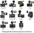 Dash Cam Suction Cup Mount and Glue Adhesive Mount Compatible with Dash Camera/DVR Video, Includes 10+ Joints for