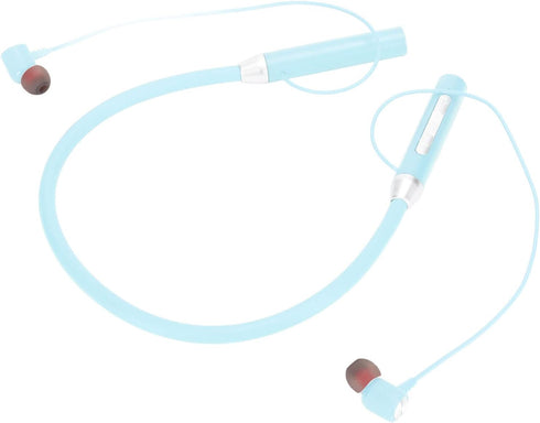 Shop BT 5.2 Neckband Earbuds: Wireless Magnetic Headphones, IPX5 Waterproof, Ergonomic Bass Sports Earphones (Blue).