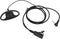 2.5mm Earpiece D Shape Headset with PTT Mic for Motorola Talkabout Radio Models T100, T200, T260, T400, T800