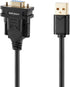 USB to RS232 Serial Adapter with FTDI Chipset, USB 2.0 to Female DB9 Cable for Windows 11,10, 8, 7, Vista, XP, 2000,
