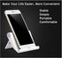 JUSDIQIR 2 Pack 2 Cell Phone Stand for Desk Mobile Phone Holders Desktop Tablet Stand, Foldable Phone Dock Universal