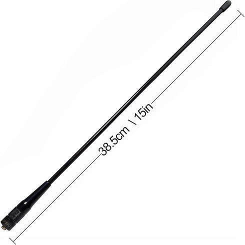 HYSHIKRA 771N 462-467Mhz 14.5inches UV-82 UV-B5 GT-3 BF-F8HP UV-5RA UV-5RE UV-5R Antenna, GMRS Whip Antenna, SMA-Female