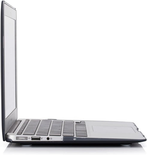 RUBAN MacBook Air 11 Inch Case Model A1370 A1465, Soft Touch Plastic Hard Shell Case Bundle, Black