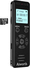 Aiworth 136GB Digital Voice Recorder Voice Activated Recorder for Lectures Meetings - 9860
