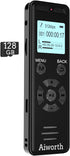 Aiworth 136GB Digital Voice Recorder Voice Activated Recorder for Lectures Meetings - 9860