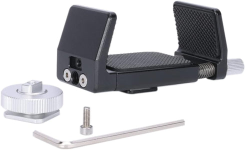 NICEYRIG Aluminum Power Bank Clamp for DJI RS 2/RS 3/RS 3 Pro, Universal Portable Charger Holder with Detachable Cold
