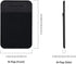 Sinjimoru Magnetic Privacy Cover Card Holder, Stick on Phone Wallet for MagSafe Compatible with iPhone 15 14 13 12