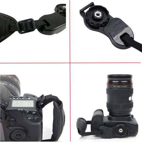 Generic Walway Camera Hand Strap - Secure Grip, Padded Wrist Strap for Nikon, Canon, Sony, DSLR and Mirrorless Cameras