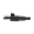 Tripp Lite Cat6a Snagless Shielded STP Patch Cable, 10G-Certified, PoE, Black M/M 1ft