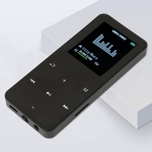 8G MP3 Bluetooth,1.8 Inch MP4 Player with Screen Ultra Slim Music Player with Video Play,Noise Reduction Lossless