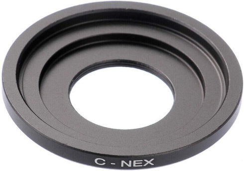 FocusFoto C-NEX Adapter Ring for C Mount Movie Lens to Sony Alpha E-Mount