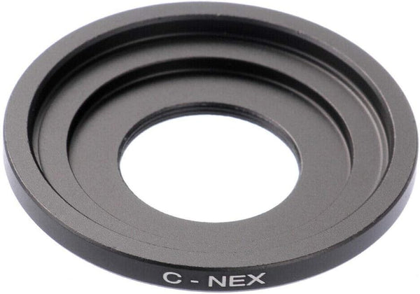 FocusFoto C-NEX Adapter Ring for C Mount Movie Lens to Sony Alpha E-Mount