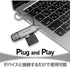 SUNEAST USB3.2 Gen1 DDR200 170MB/s SD MicroSD UHS-I Dual-Slot Card Reader with Type-C and Type-A Ports, Keychain