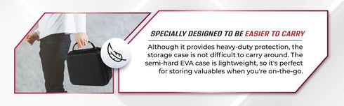 Protective Hard Case with Customizable Foam, 11 Inch Lightweight Hard Shell for Electronics, Makeup & More