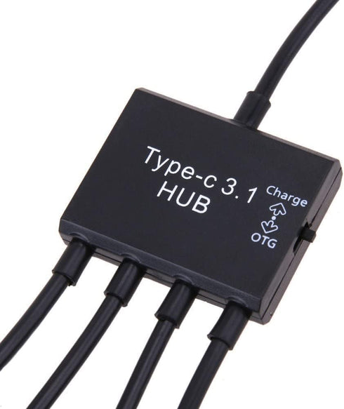 cablecc 3 S5 i9600 Note3 N9000 Micro USB Host OTG Port Hub Adapter Cable with Power for Galaxy Cell Phone & Tablet