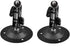 2 Pcs Wall Mount Round Base Flexible Bracket Stand for CCTV Camera Camcorder