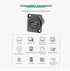 PENGLIN 5PCS USB3.0 D Series Panel-Mount Connector, Waterproof USB Port Socket for Data Transfer
