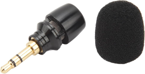 ciciglow 3.5mm, External Camera Microphone Mini Omnidirectional Condenser Microphone with Noise Reduction, for DSLR