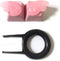 Handmade Cute Keycaps, Compatible with Cherry MX Switches Mechanical Keyboard, Pink PBT Keycap for Gaming Keyboards