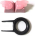 Handmade Cute Keycaps, Compatible with Cherry MX Switches Mechanical Keyboard, Pink PBT Keycap for Gaming Keyboards