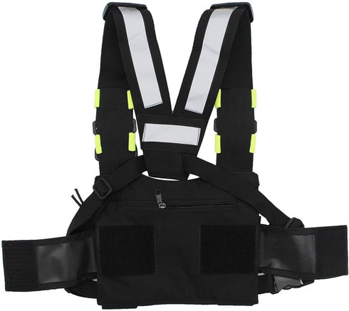 Universal Radio Harness Chest Rig Bag, Pocket Pack Holster Vest for Motorola Midland Two Way Radio
