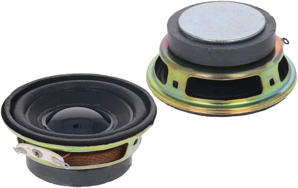 Fielect 3W 4 Ohm DIY Magnetic Speaker, 50mm Diameter Full Range Audio Replacement for Arduino, 1Pc