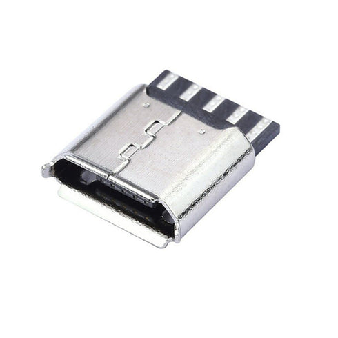 chenyang 50 Pack Micro USB DIY Connector - Micro USB Type B 5Pin Female Socket Port Repair Adapter