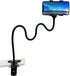 Lazy Bracket Flexible Long Arms Gooseneck Cell Phone Holder, Universal 360 Degree Rotation Adjustable Clamp Clip