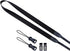 Film Camera Strap, Quick Release Slim Camera Strap for Mirrorless, SLR, Medium DSLR Camera (Black)