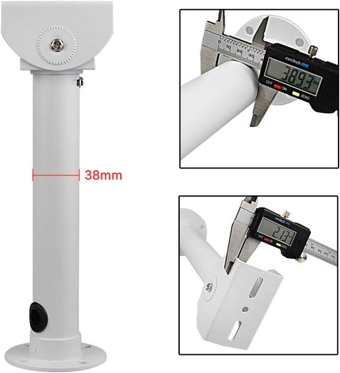 Adjustable CCTV Security Camera Mount Bracket for Universal Wall Mounting of CCTV, Dome, IP Cameras
