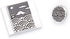 Camera Metal Hot Shoe Cover Shutter Buttons Sea of Clouds for FUJIFILM